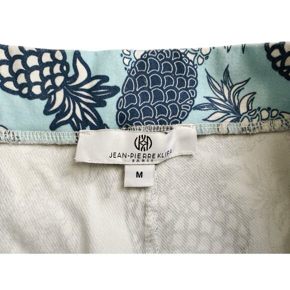 JEAN-PIERRE KLIFA Womens Size Medium Pull On Slim Leg High Rise Pineapple Pants - Picture 6 of 7